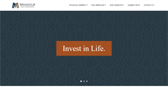 Desktop Screenshot of mansourwealthmanagement.com